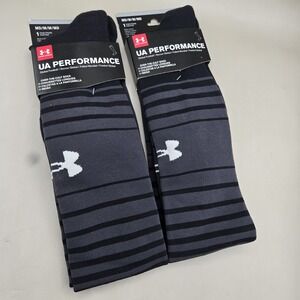 Under Armour UA Performance Over The Calf Men's Size Medium 4-8.5 Socks (2 Pair)